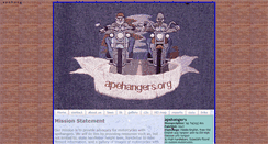 Desktop Screenshot of apehangers.org